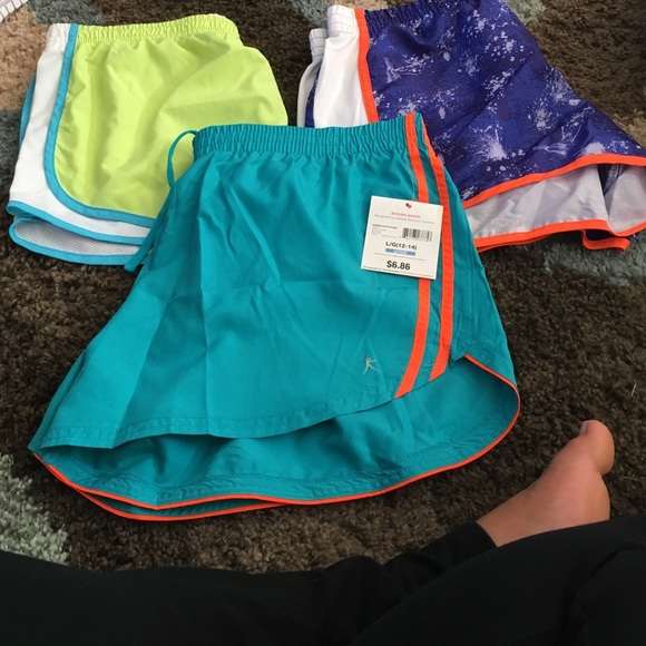 Lot of three danskin running shorts