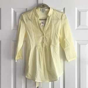 NWT Express Half Button Down Shirt