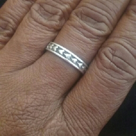 Sterling silver heart ring