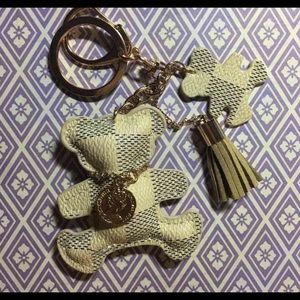 Bear Keychain/ Bag charm w/ Tassel