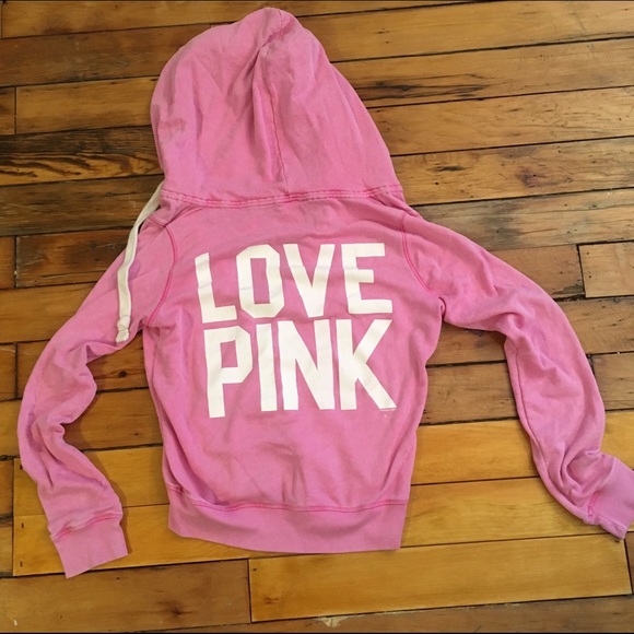 SOLD PINK Zip Up Hoodie