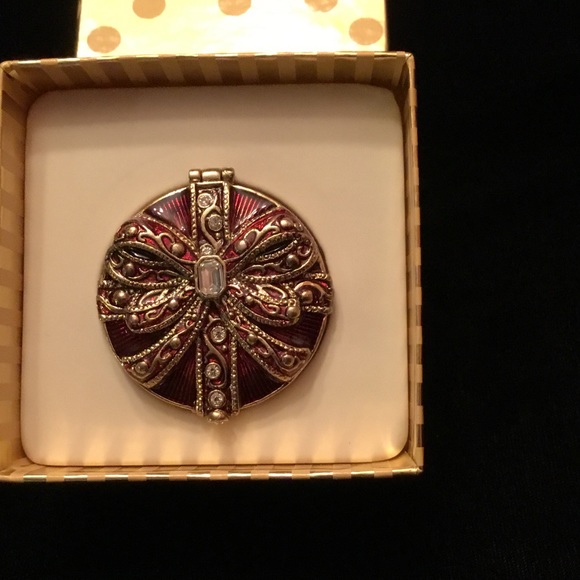 monet jewelry pill box