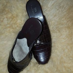 Cole Haan Dark Brown Clogs