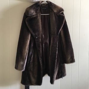 Ellen Tracy Faux Fur Coat