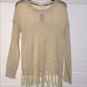 Coco and Jameson Fringe Sweater