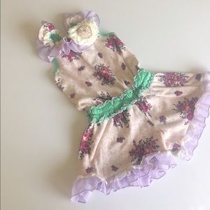 Shabby Chic Tot Romper