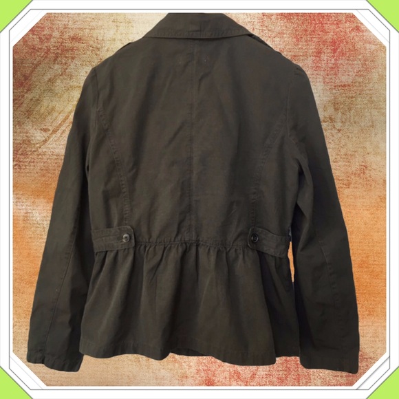 Sale Ann Taylor Loft Military Style Jacket Utility - Picture 2 of 4