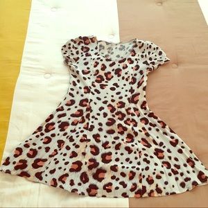 Petite Leopard-Print Dress