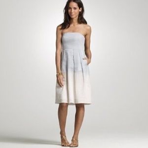 J. Crew Ombré Strapless Dress