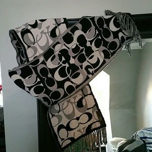 Coach reversible scarf