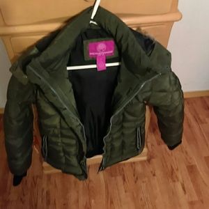 Green kids jacket