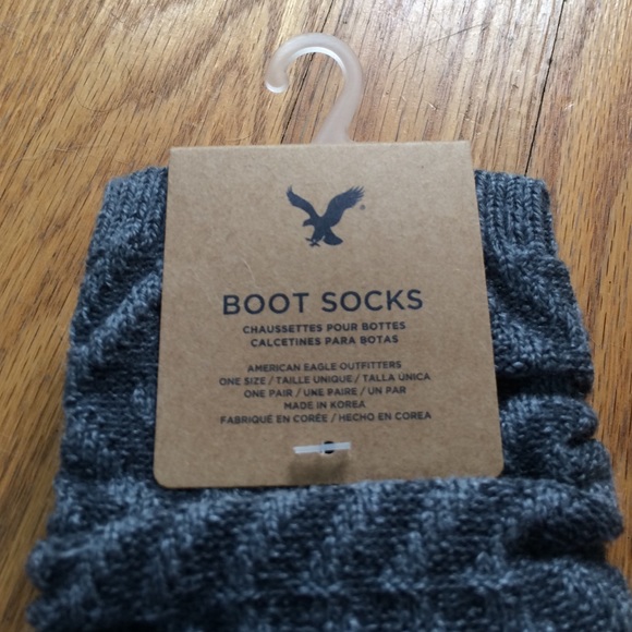 Grey boot socks - Picture 2 of 2