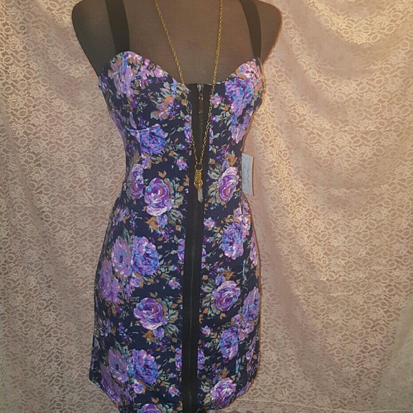 NWT sexy floral going out with the girls dress