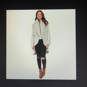 Young Broke & Fabulous Sandrine Taupe women's coat