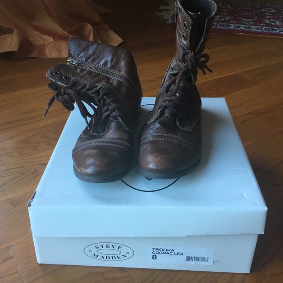 Steve Madden combat boots