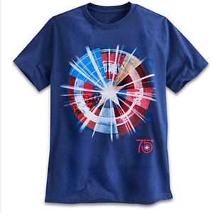 NEW Captain America 75th Anniversary Shield Tee