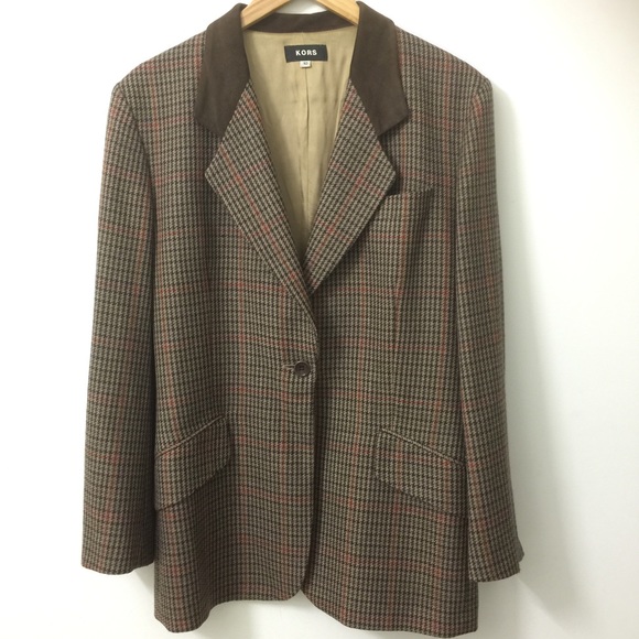 Michael Kors Plaid Blazer