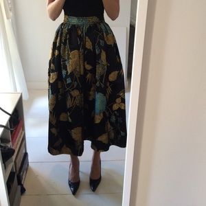 Vintage silk skirt