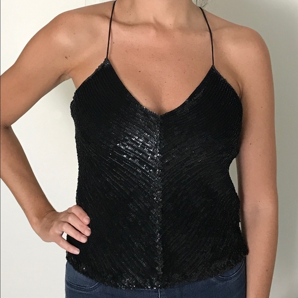 DKNY sequin top