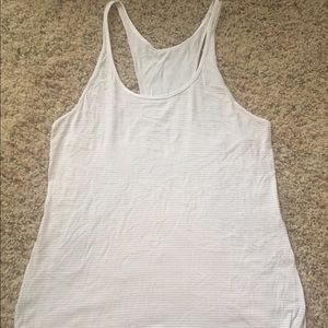 Lululemon white loose fit tank.