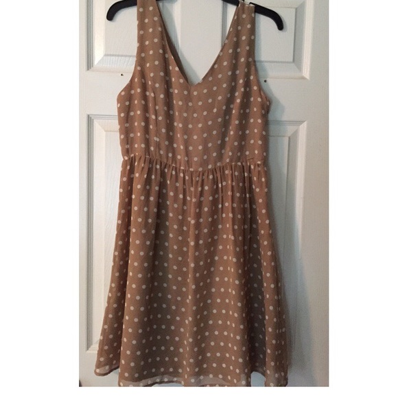 Francesca's poka dot dress