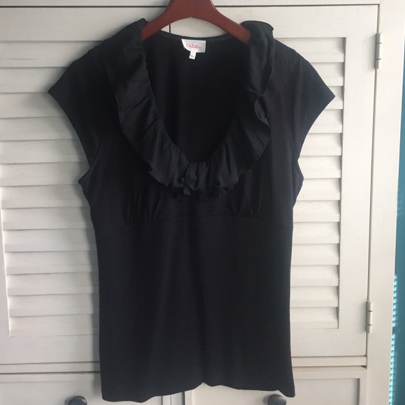 NWOT Anthropologie  Deletta ruffled top