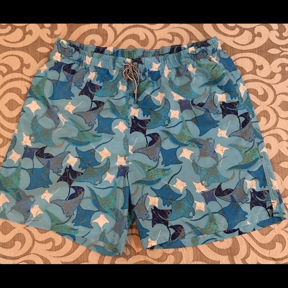 Peter Millar designer men's swim trunks