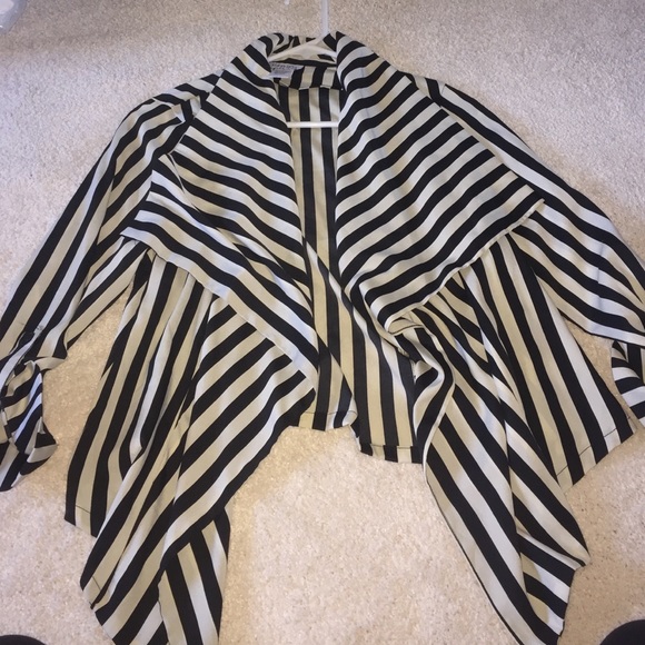 Striped drapey Blazer