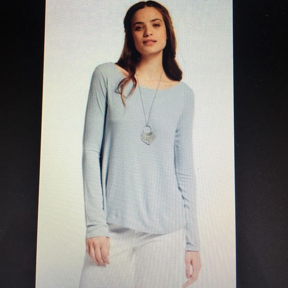 Calypso St Barth Regri Ribbed Shirttail Tee - Picture 4 of 4