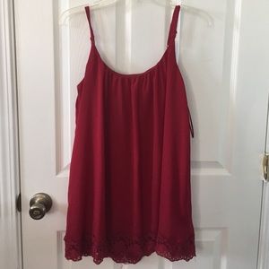 Burgundy Nidia Cami Shift Dress