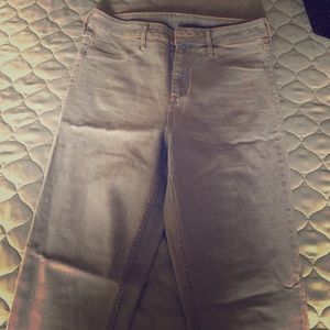 High waist skinny jeans