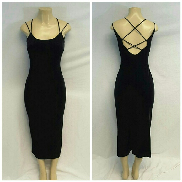 5 7 9 Dresses & Skirts - 5 * 7 * 9 Valour Stretchy Crisscross Back Dress XS
