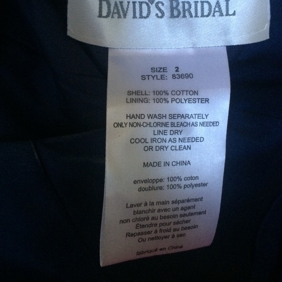 David's Y-neck Bridesmaid's dress - Picture 2 of 2