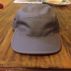 Basic grey 5 panel hat