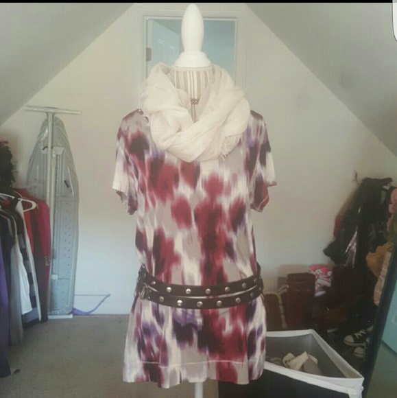 Gorgeous blurred art top by Vera Wang NWOT xl - Picture 1 of 4