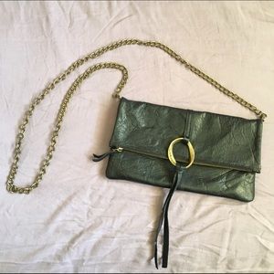 Lucky brand 100% black leather cross body