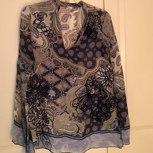 Hale Bob Silk Tunic Size M