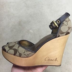 Coach wedges