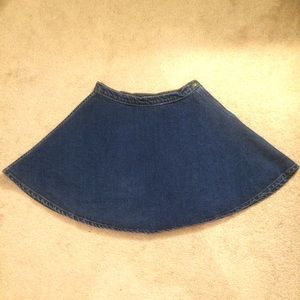 American Apparel Denim Circle Skirt