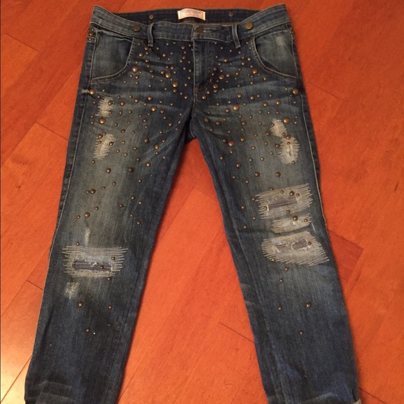 GUESS STUDDED SKINNY JEANS FITS 31x29