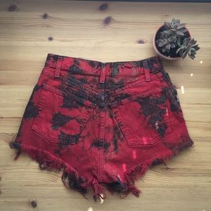 Wild High-waisted Jean Shorts