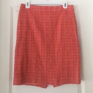 J. crew No. 2 Pencil Skirt in Bright Tweed