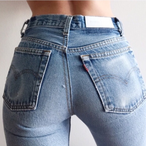 Looking for these! High rise re/done Levi's!