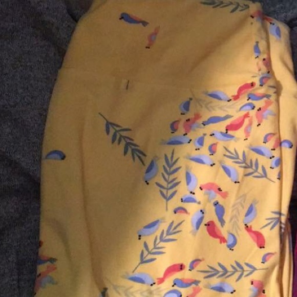 LuLaRoe Leggings Birds! HTF