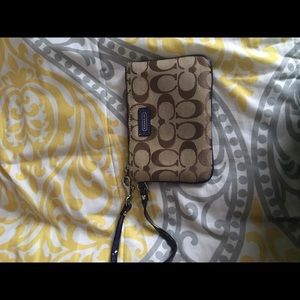 Coach wristlet