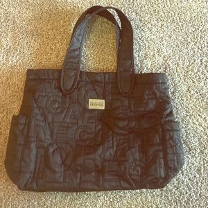 Kenneth Cole Reaction stitched letter nylon tote