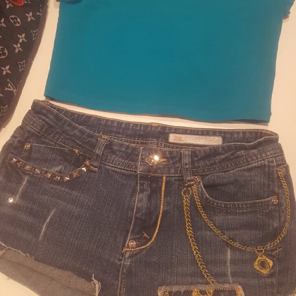 Retro high cut jean shorts!