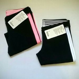 Bundle of Two Lululemon "Strike" crop pants NWT