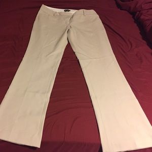 Size 8 regular khaki Express Columnist dress pants