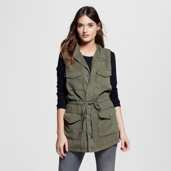 Mossimo Cargo Vest Dark Green from Target